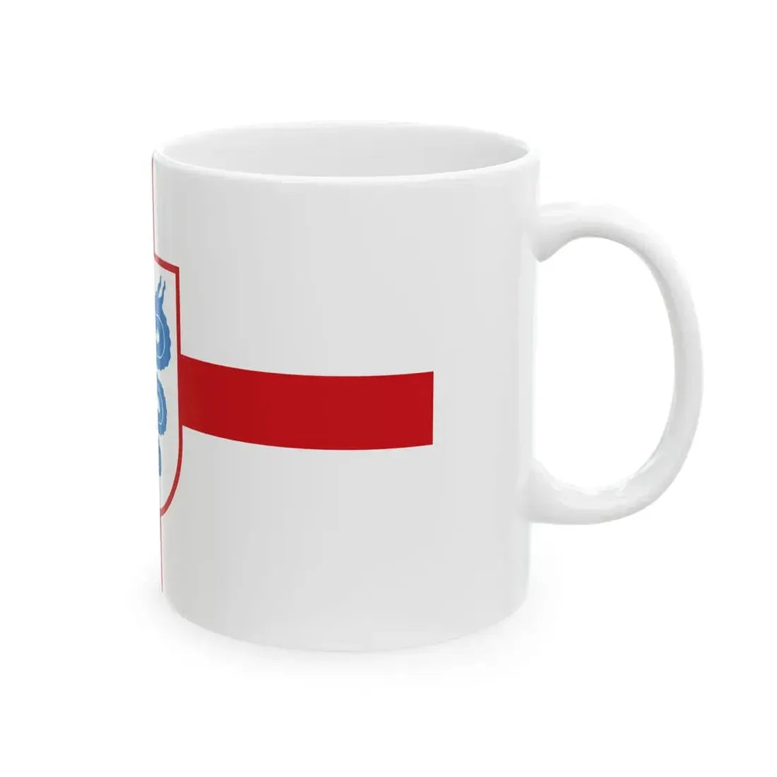 Flag of Lombardy version 1 (Italy) White Coffee Mug - Go Mug Yourself