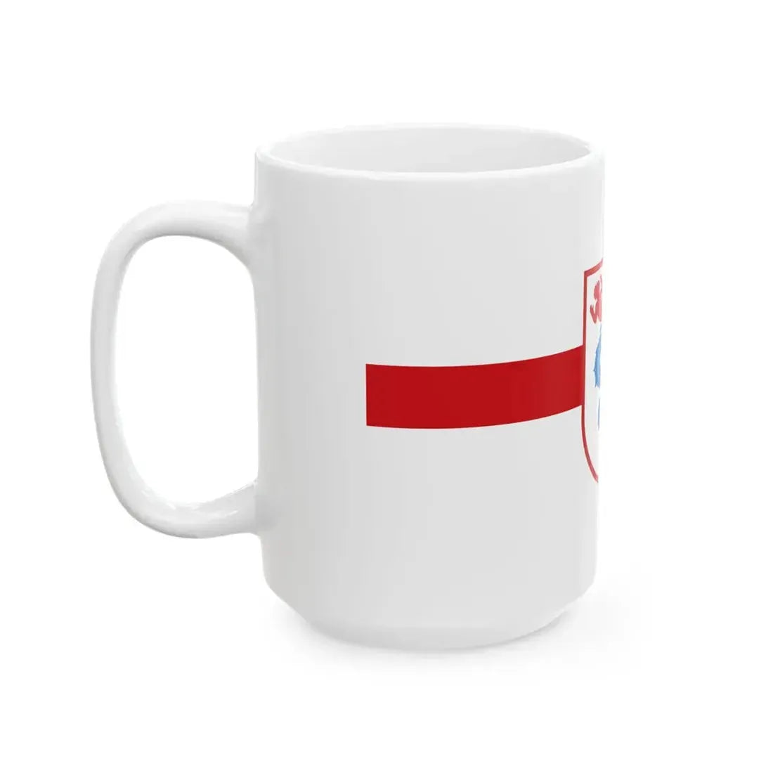Flag of Lombardy version 1 (Italy) White Coffee Mug - Go Mug Yourself