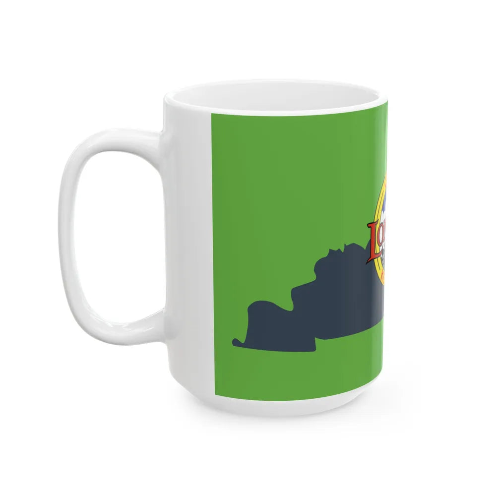 Flag of London Kentucky (United States) White Coffee Mug - Go Mug Yourself