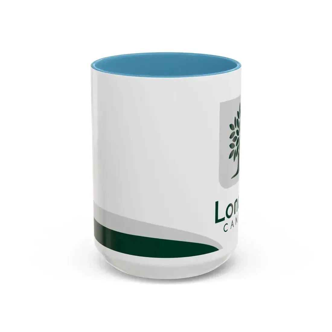 Flag of London Ontario Canada - Accent Coffee Mug 15oz Light Blue - Go Mug Yourself