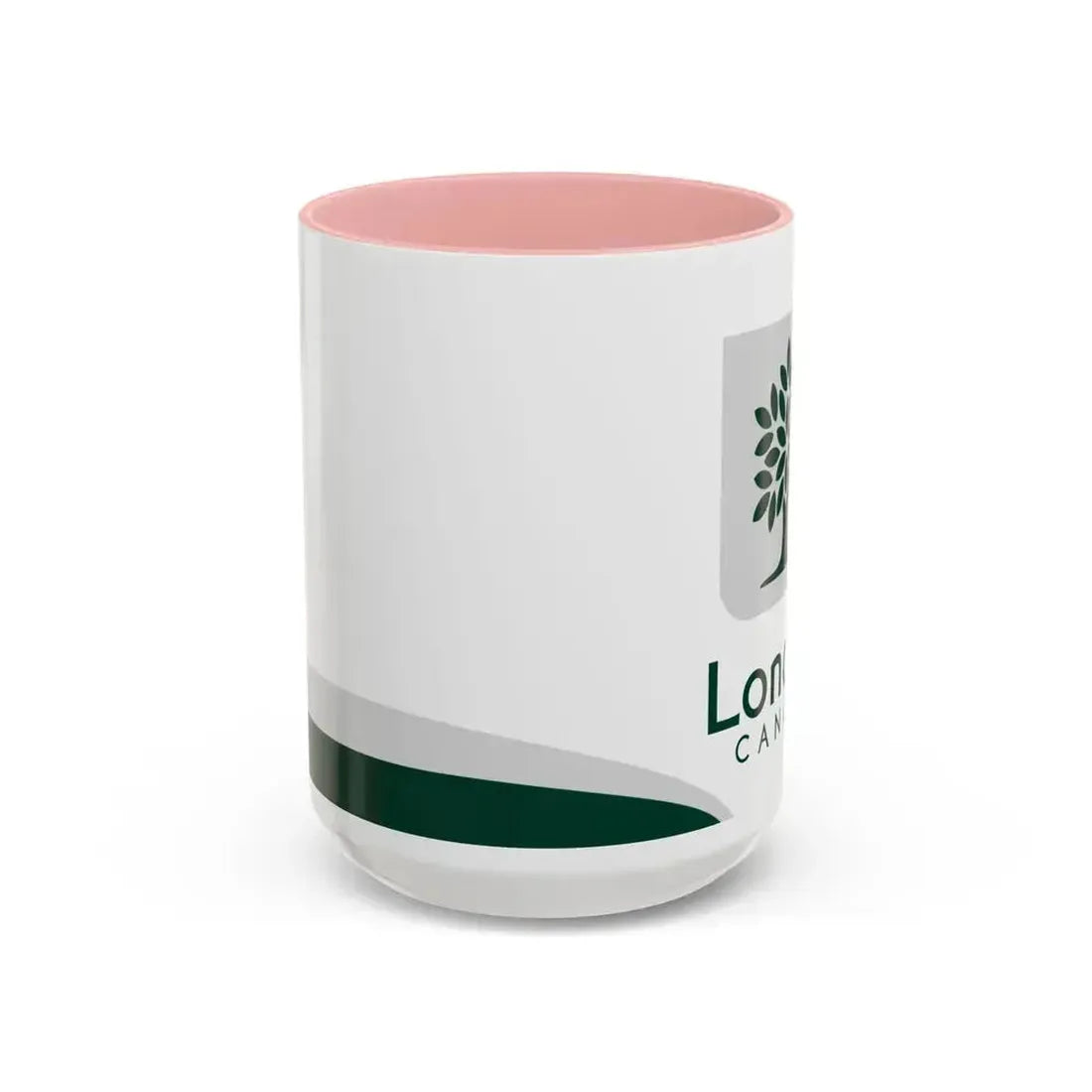 Flag of London Ontario Canada - Accent Coffee Mug 15oz Pink - Go Mug Yourself