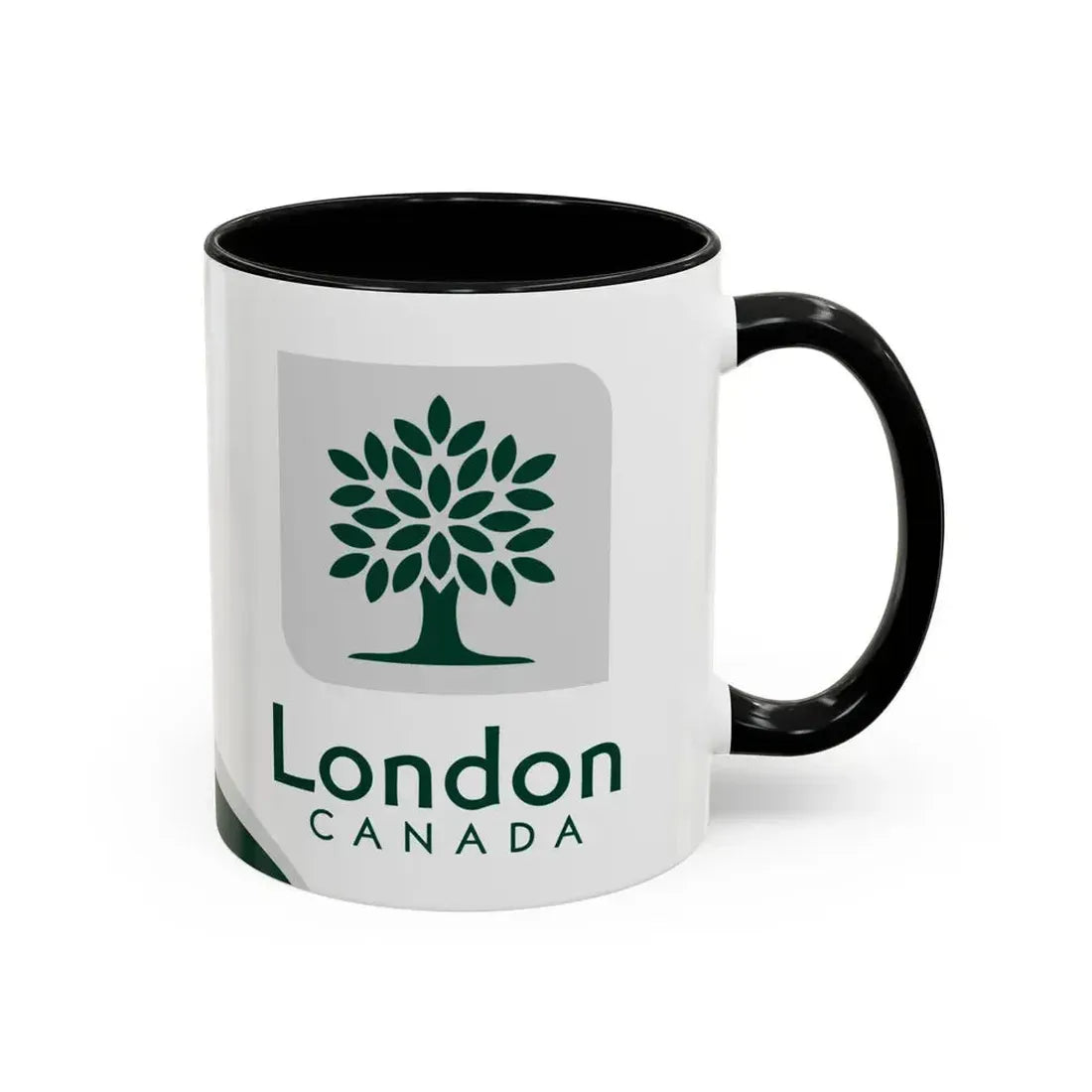 Flag of London Ontario Canada - Accent Coffee Mug - Go Mug Yourself