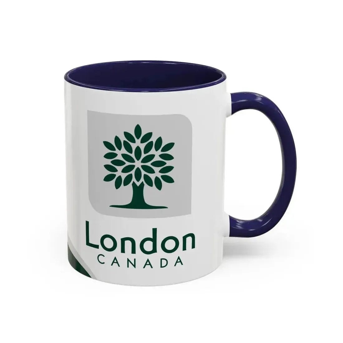 Flag of London Ontario Canada - Accent Coffee Mug - Go Mug Yourself