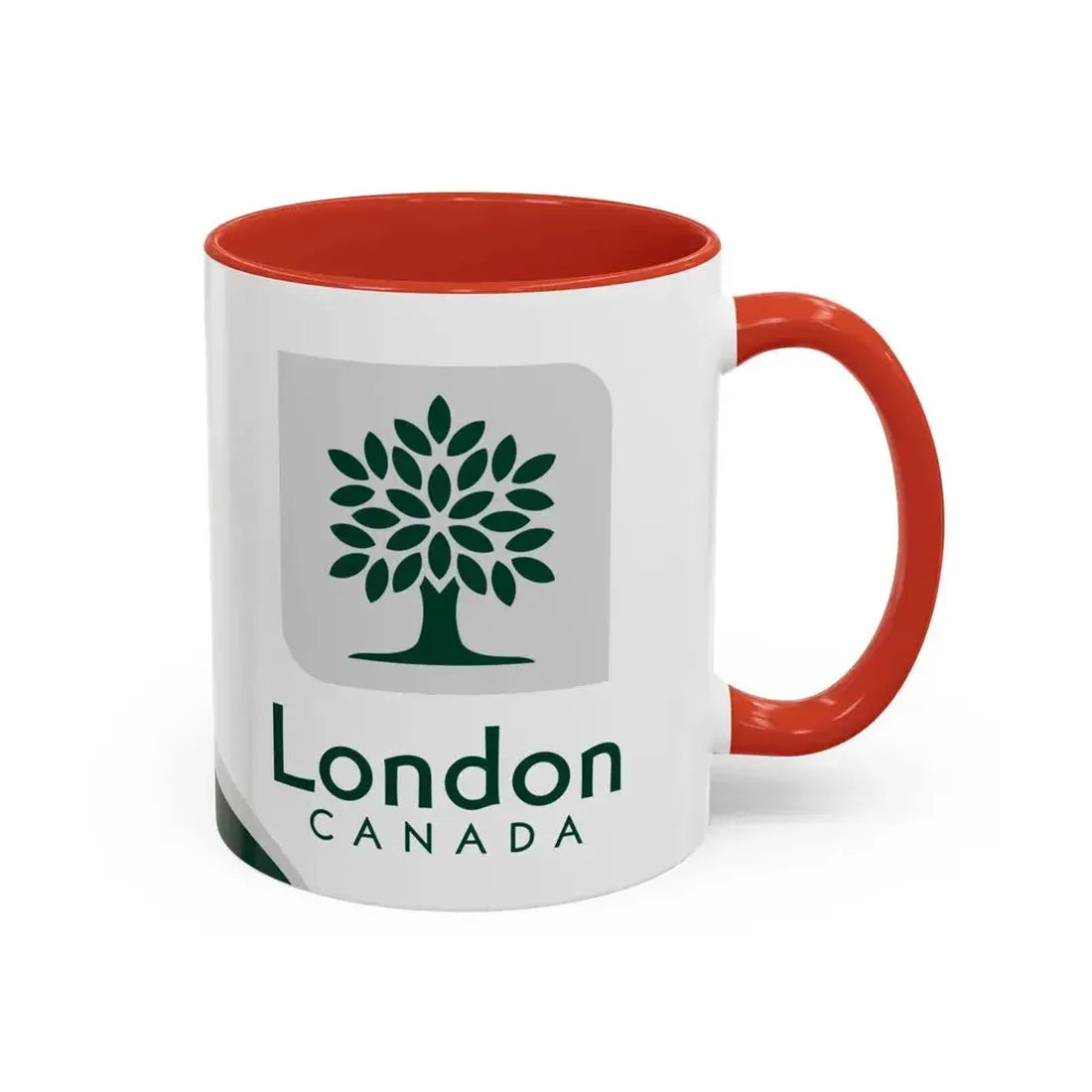 Flag of London Ontario Canada - Accent Coffee Mug - Go Mug Yourself