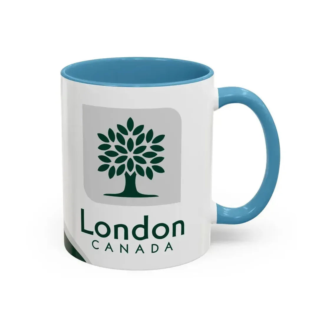 Flag of London Ontario Canada - Accent Coffee Mug - Go Mug Yourself