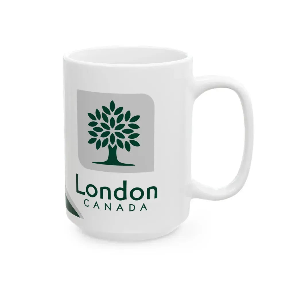 Flag of London Ontario Canada - White Coffee Mug - Go Mug Yourself