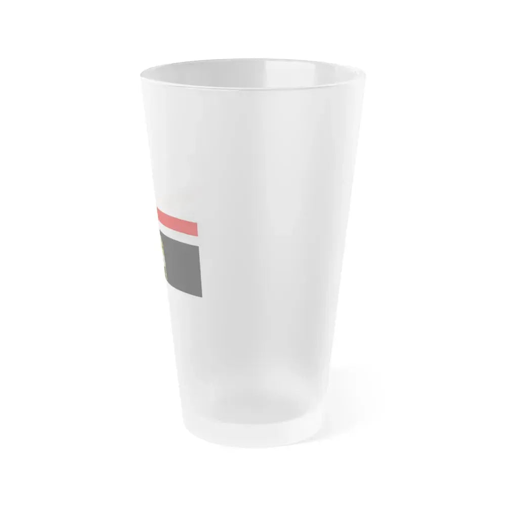 Flag of Londonderry Ireland - Frosted Pint Glass 16oz - Go Mug Yourself