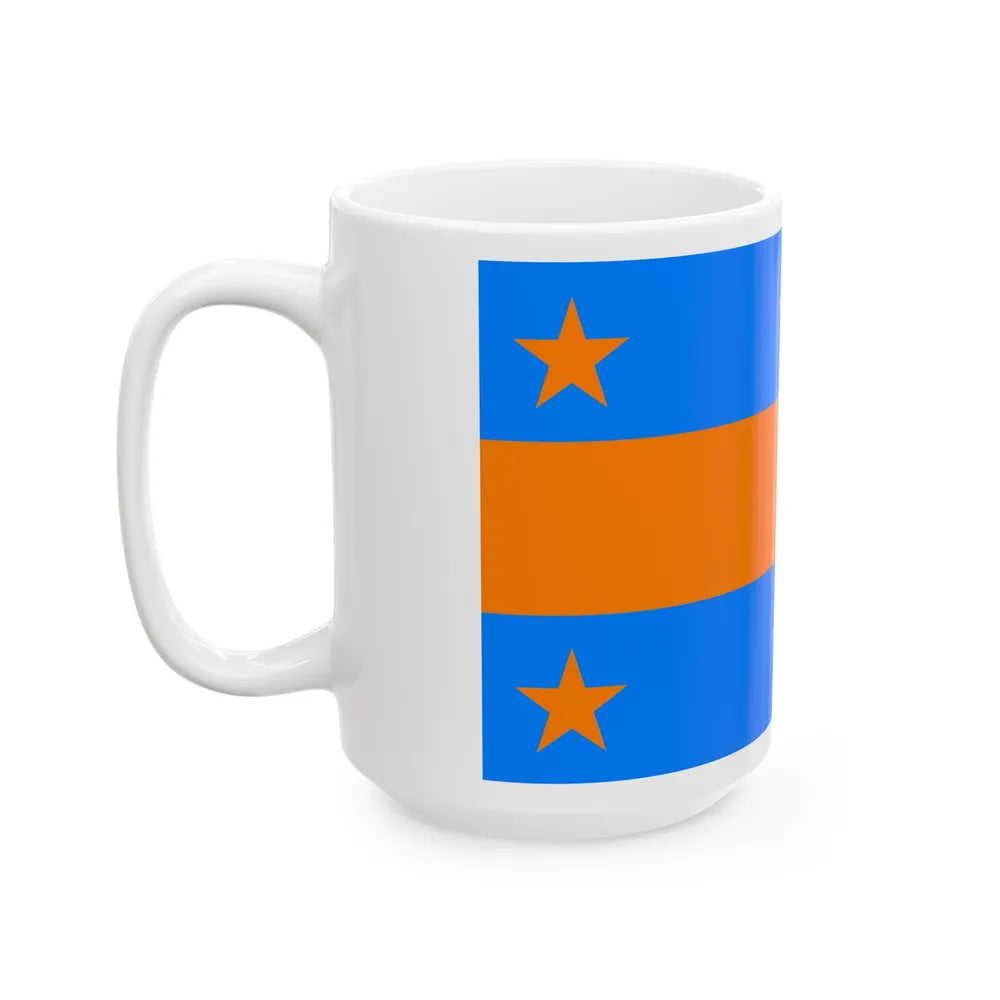 Flag of Long Island (United States) White Coffee Mug - Go Mug Yourself