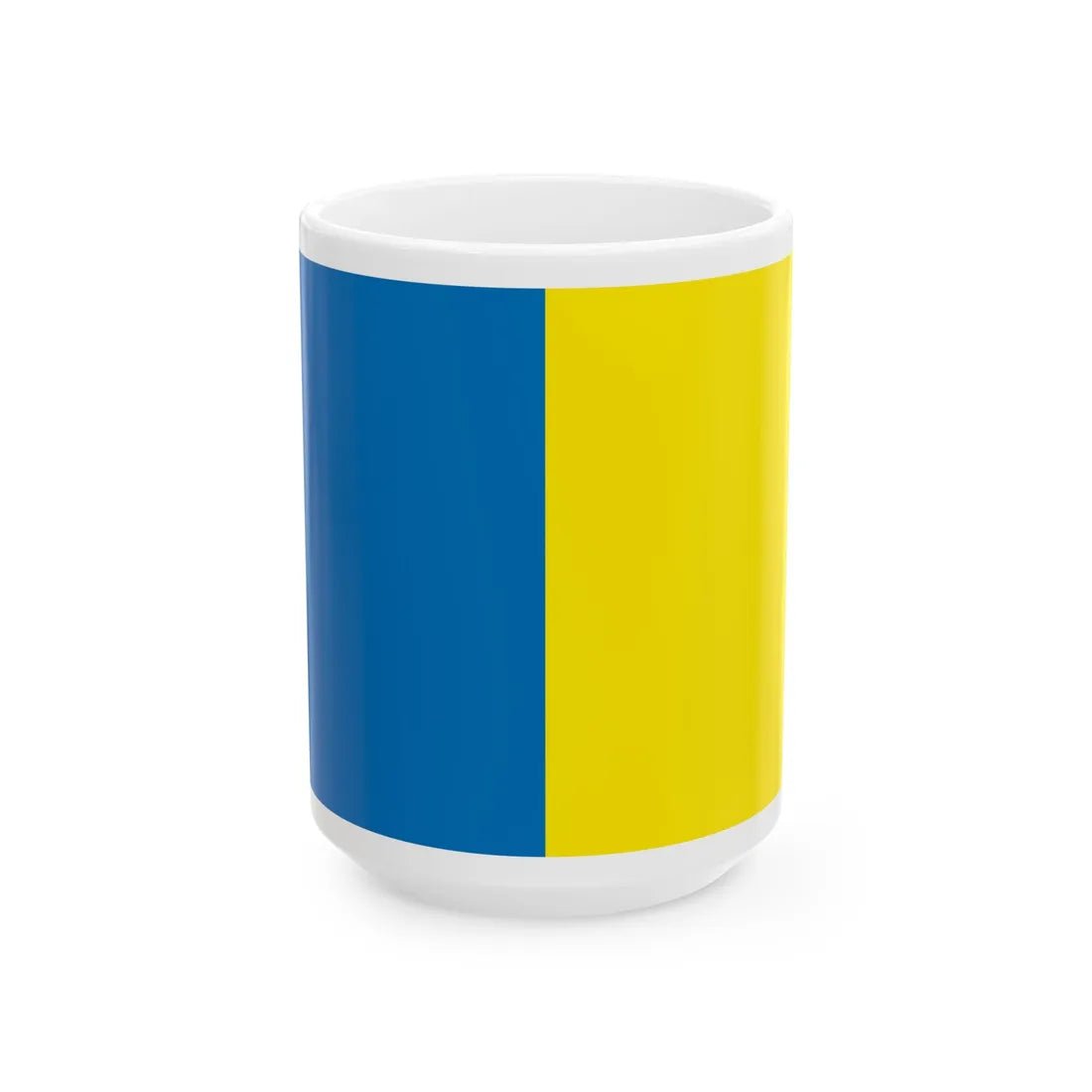 Flag of Longford Tipperary Roscommon County (Ireland) White Coffee Mug 15oz - Go Mug Yourself