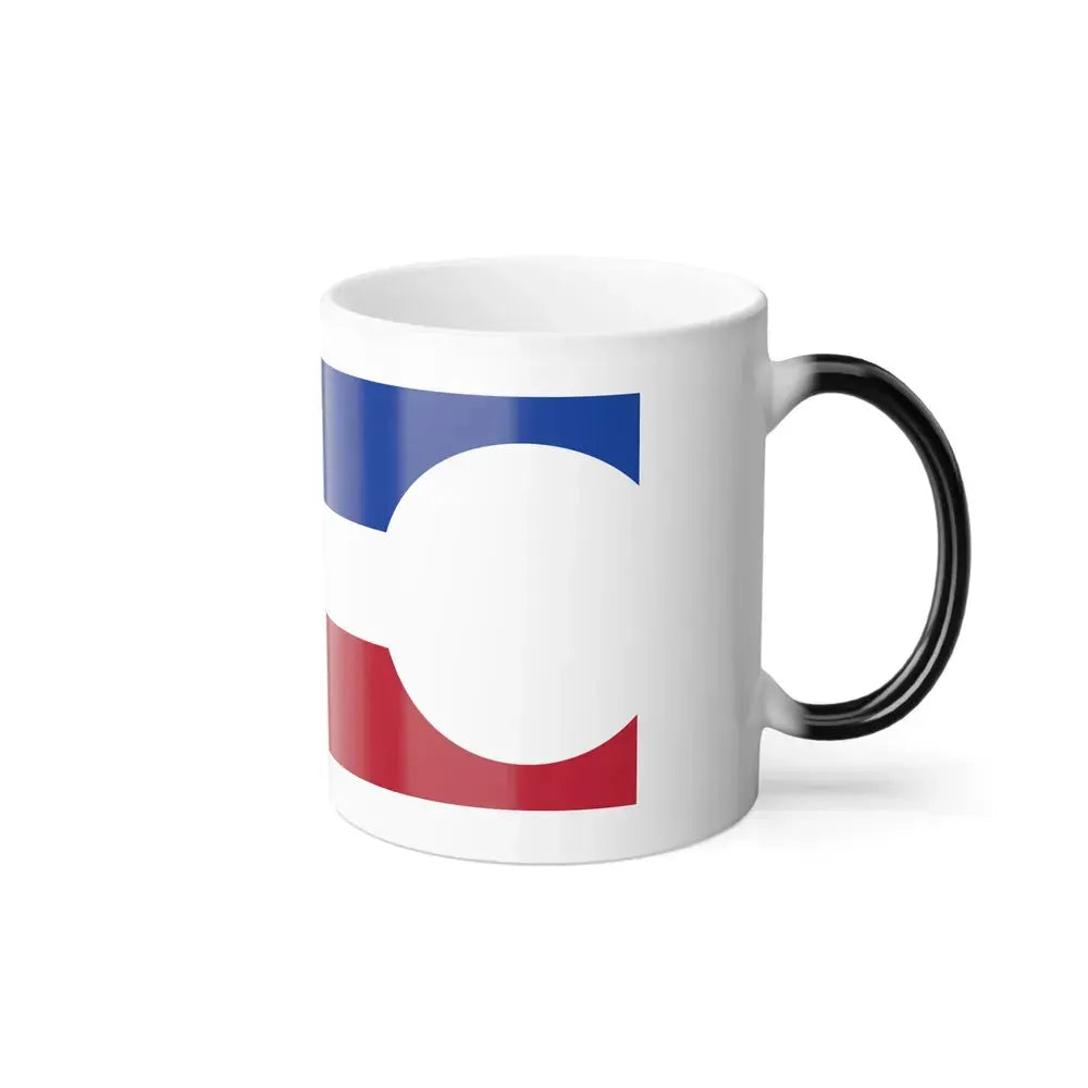 Flag of Longmont (Colorado) - Color Changing Coffee Mug - Go Mug Yourself