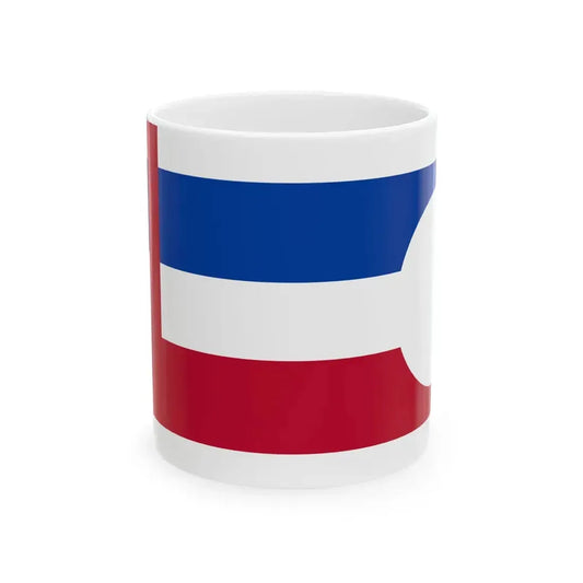 Flag of Longmont Colorado (United States) White Coffee Mug 11oz - Go Mug Yourself