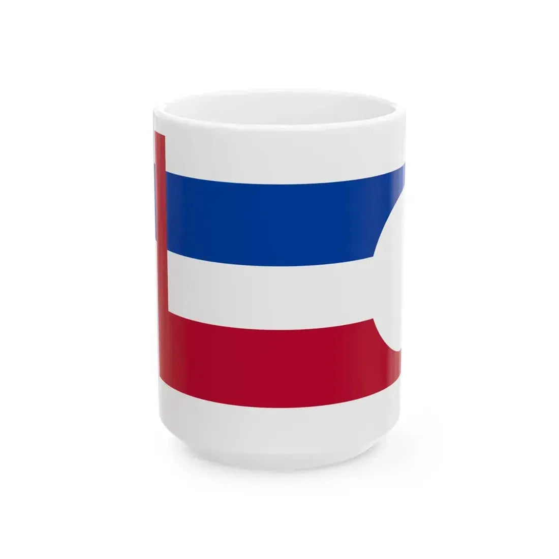 Flag of Longmont Colorado (United States) White Coffee Mug 15oz - Go Mug Yourself