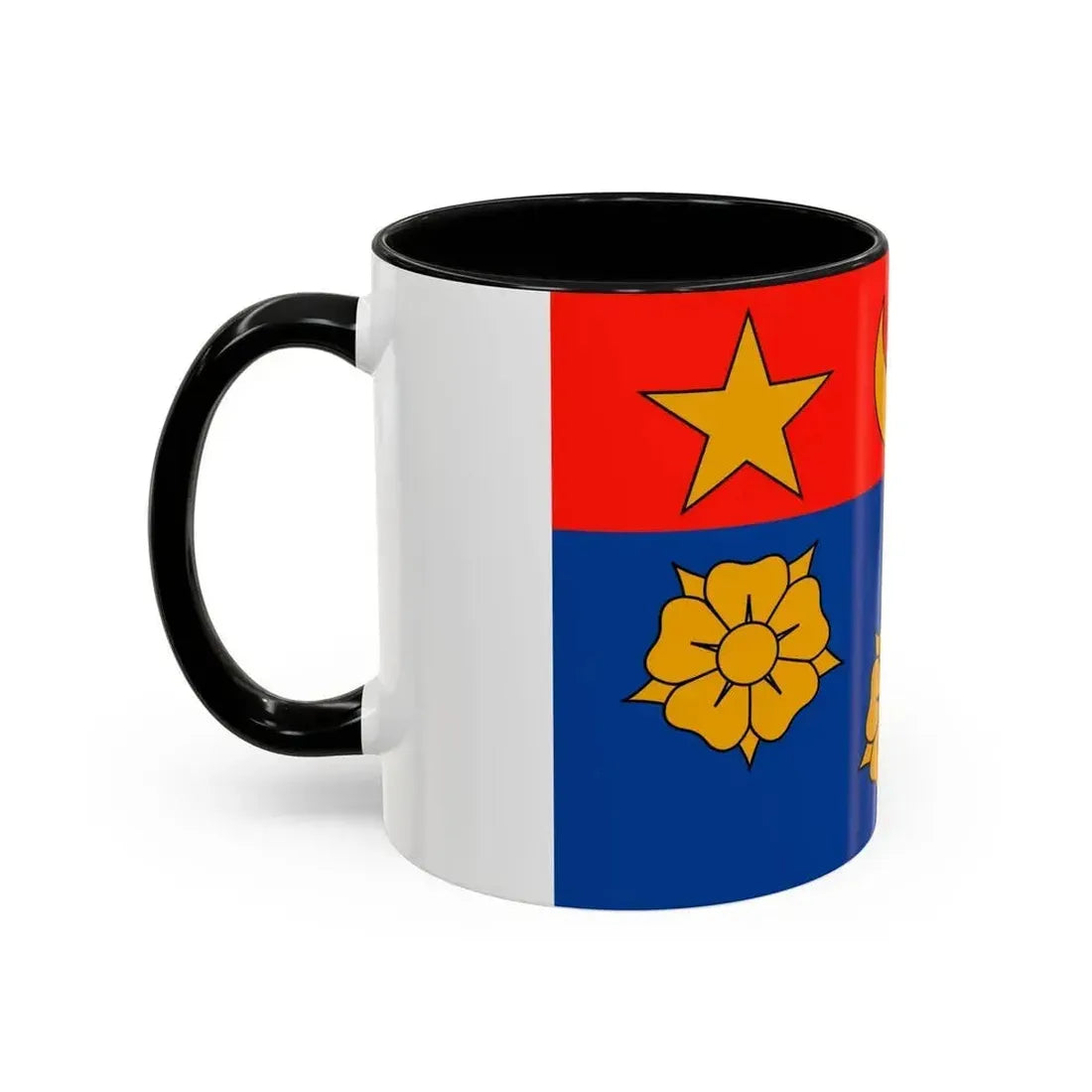 Flag of Longueuil Quebec Canada - Accent Coffee Mug - Go Mug Yourself