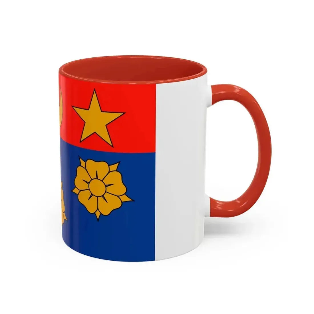 Flag of Longueuil Quebec Canada - Accent Coffee Mug - Go Mug Yourself