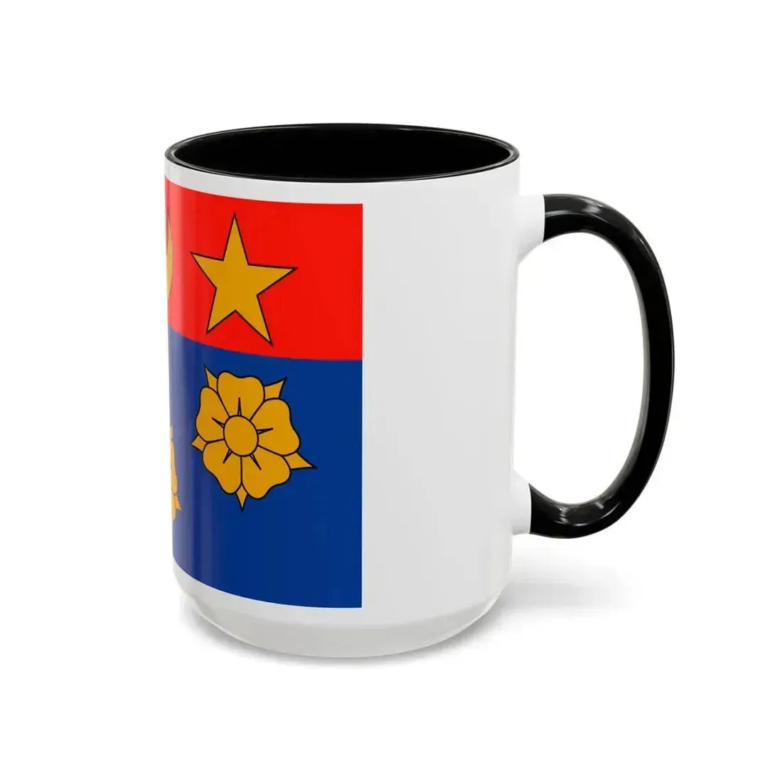 Flag of Longueuil Quebec Canada - Accent Coffee Mug - Go Mug Yourself