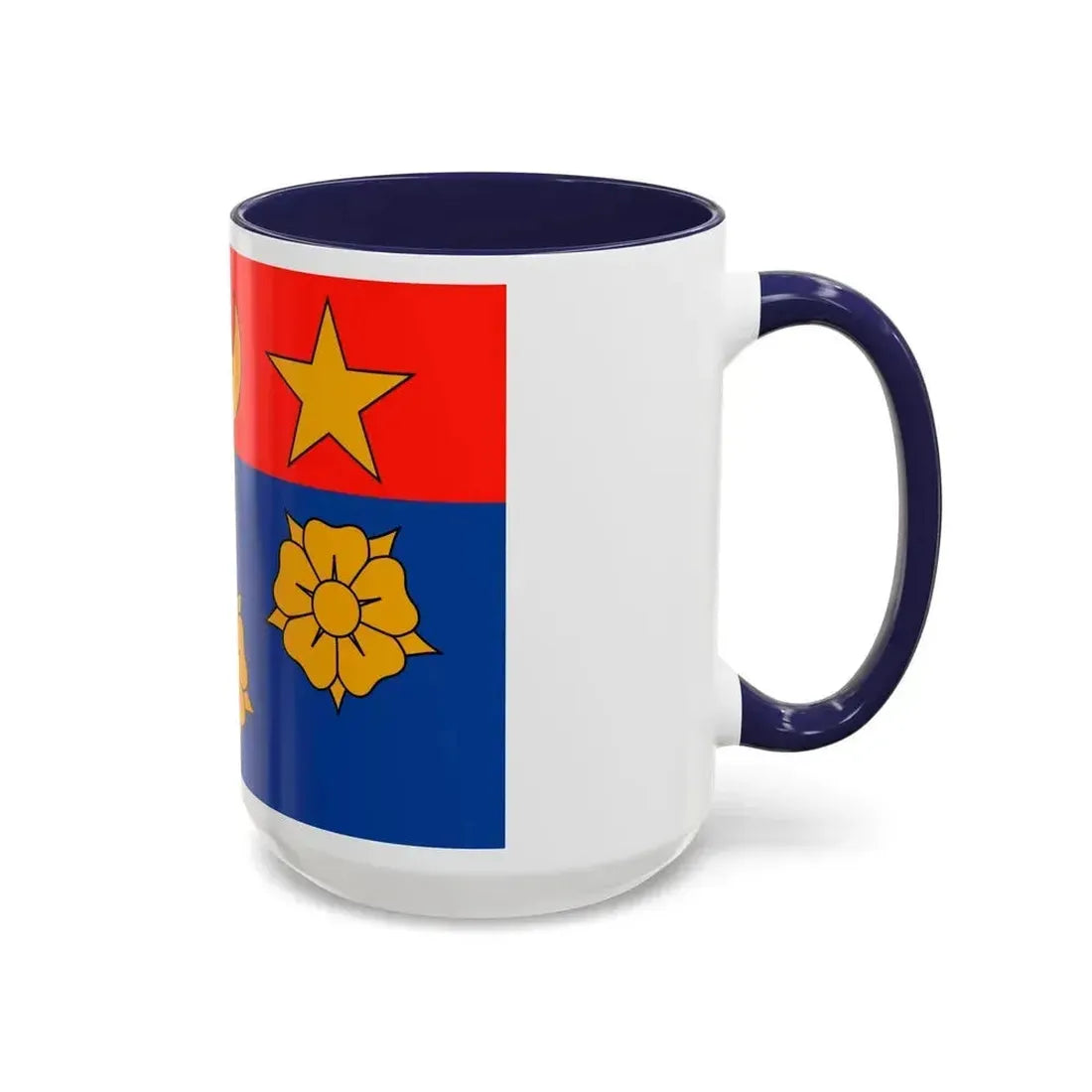 Flag of Longueuil Quebec Canada - Accent Coffee Mug - Go Mug Yourself