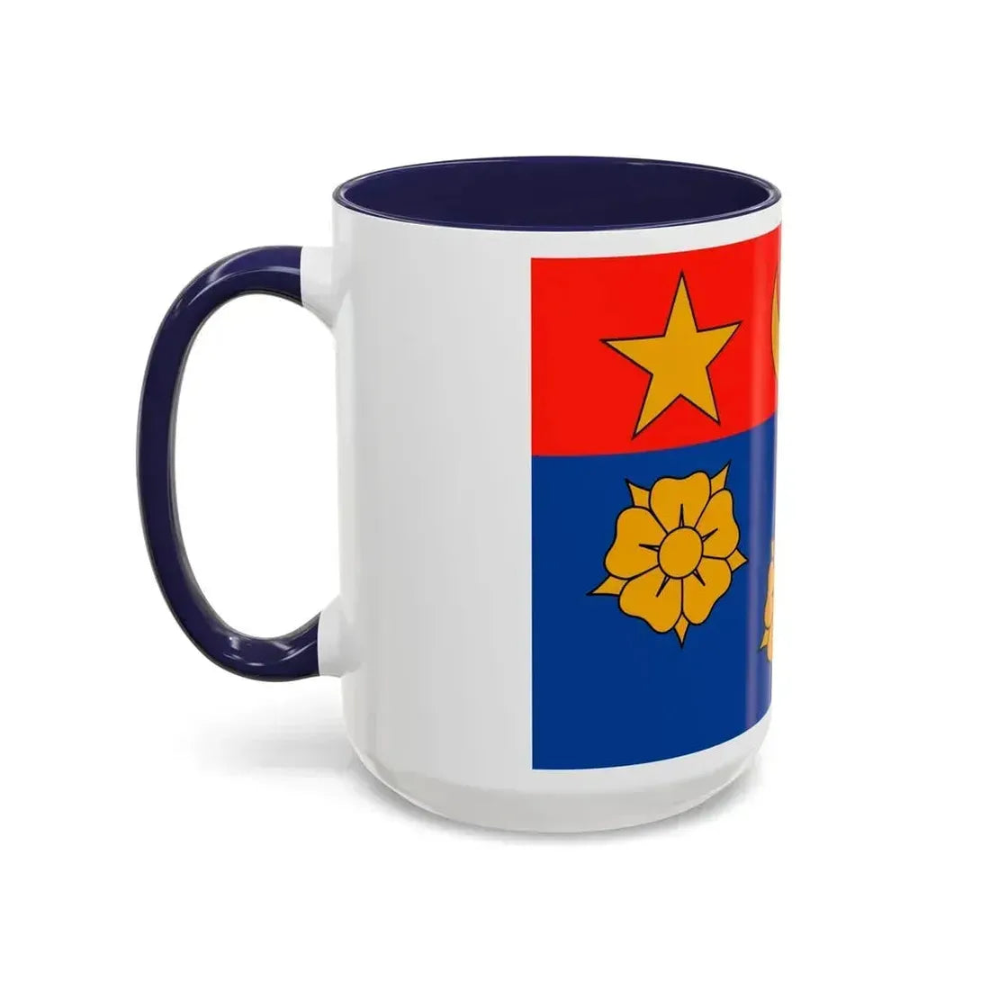 Flag of Longueuil Quebec Canada - Accent Coffee Mug - Go Mug Yourself
