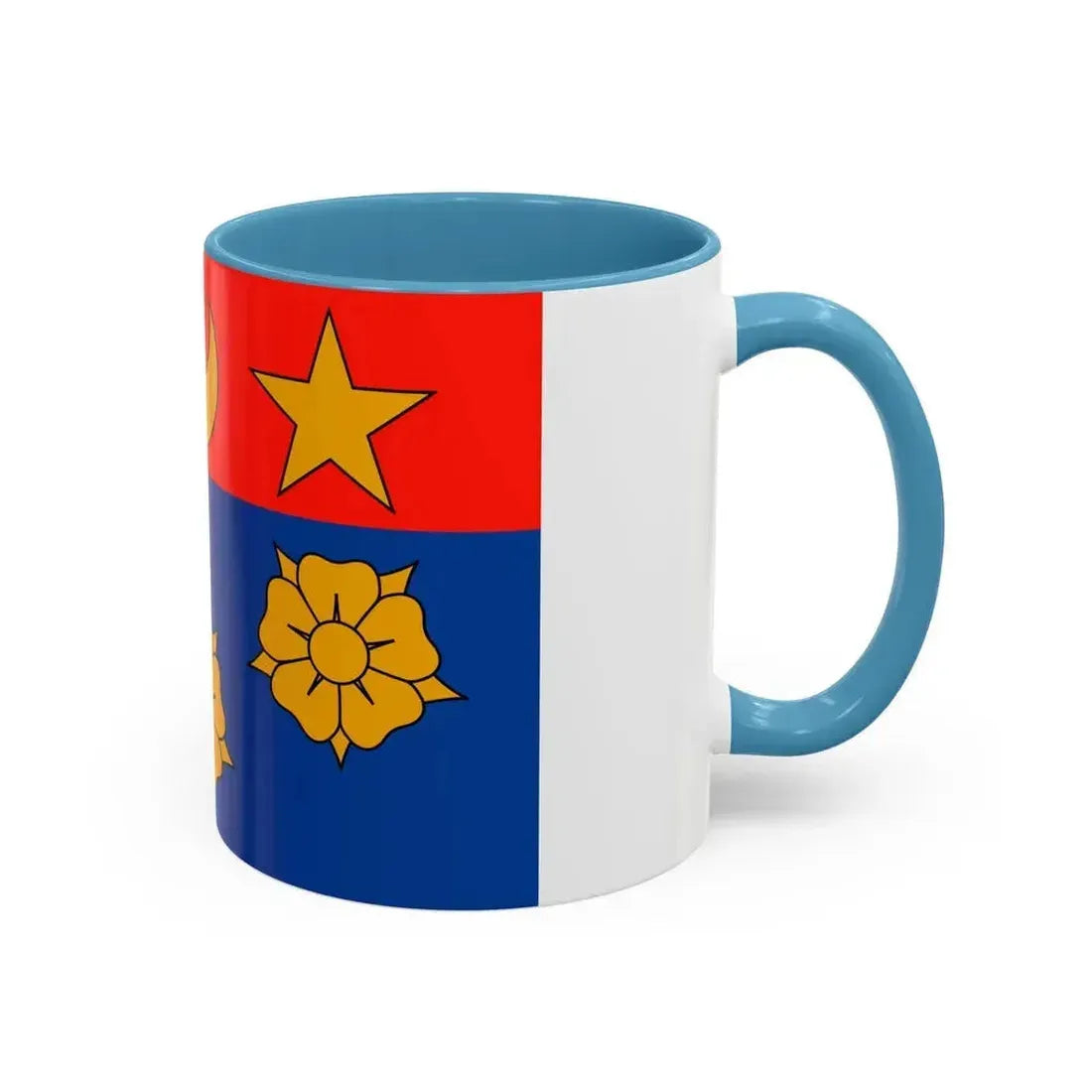Flag of Longueuil Quebec Canada - Accent Coffee Mug - Go Mug Yourself