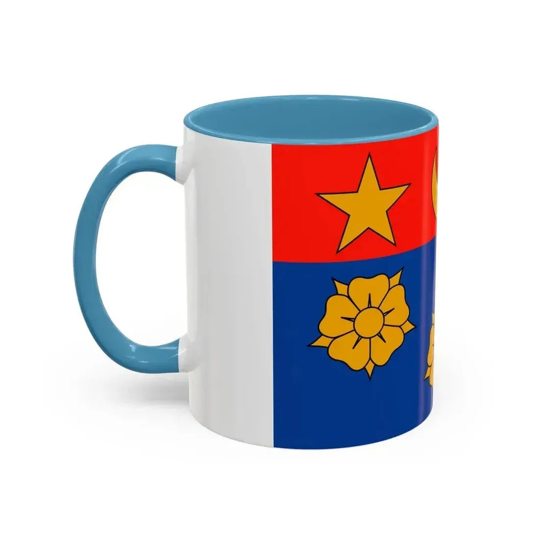 Flag of Longueuil Quebec Canada - Accent Coffee Mug - Go Mug Yourself