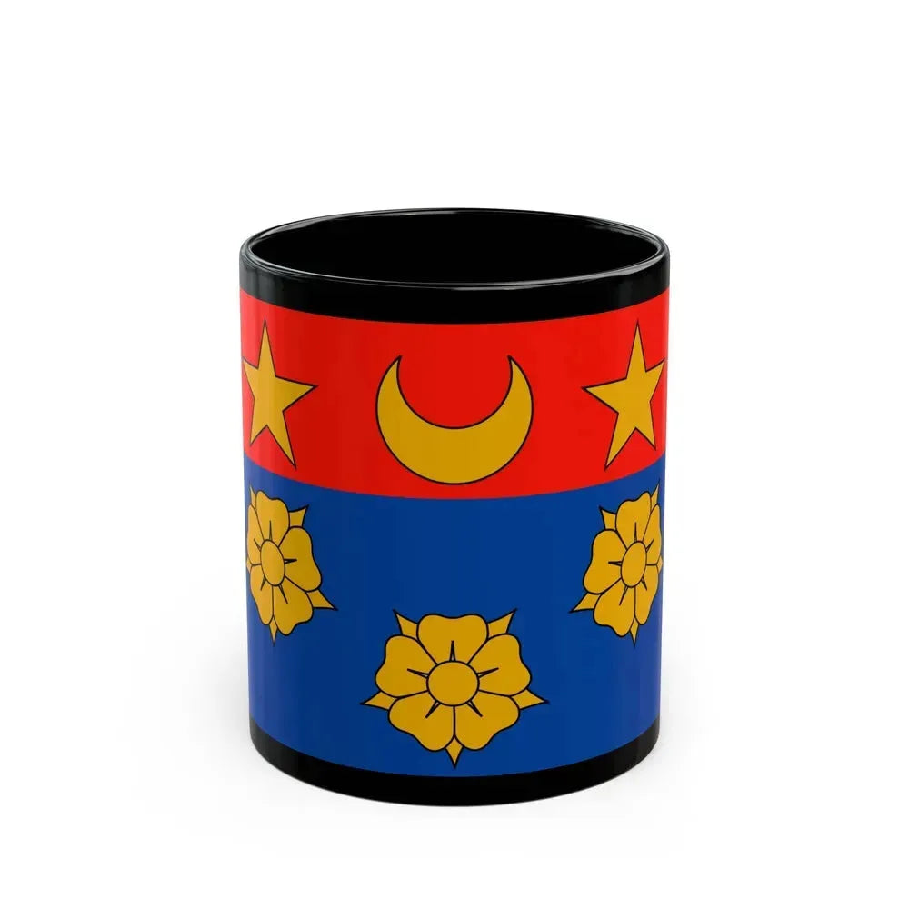 Flag of Longueuil Quebec Canada - Black Coffee Mug 11oz - Go Mug Yourself