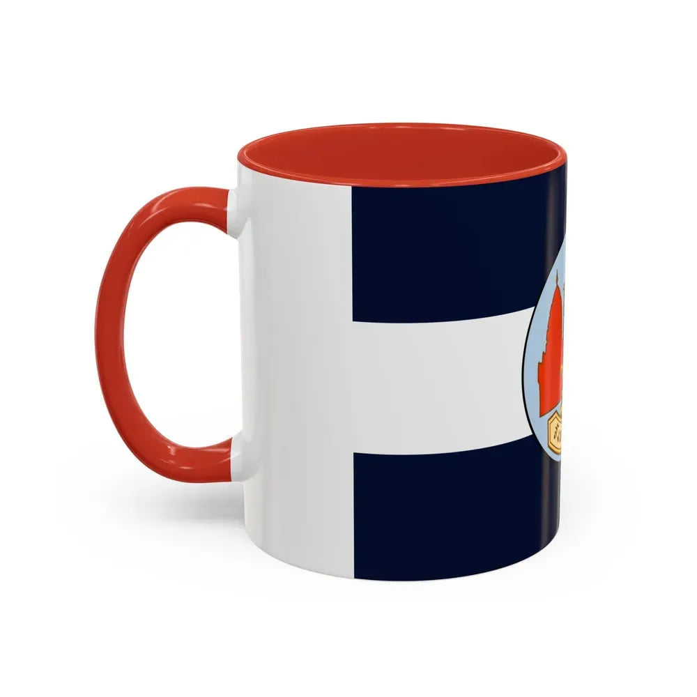 Flag of Lop Buri Province Thailand - Accent Coffee Mug - Go Mug Yourself