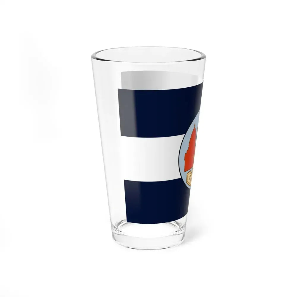 Flag of Lop Buri Province Thailand - Pint Glass 16oz - Go Mug Yourself