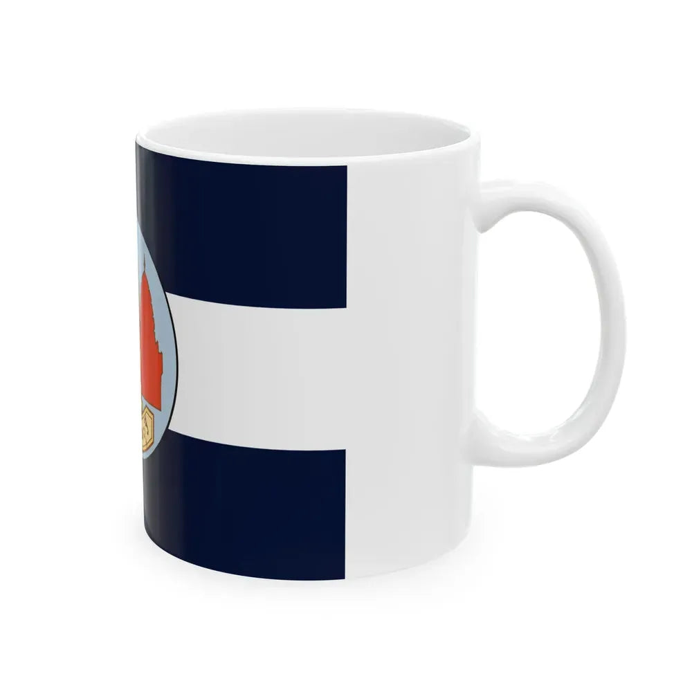 Flag of Lop Buri Province Thailand - White Coffee Mug - Go Mug Yourself