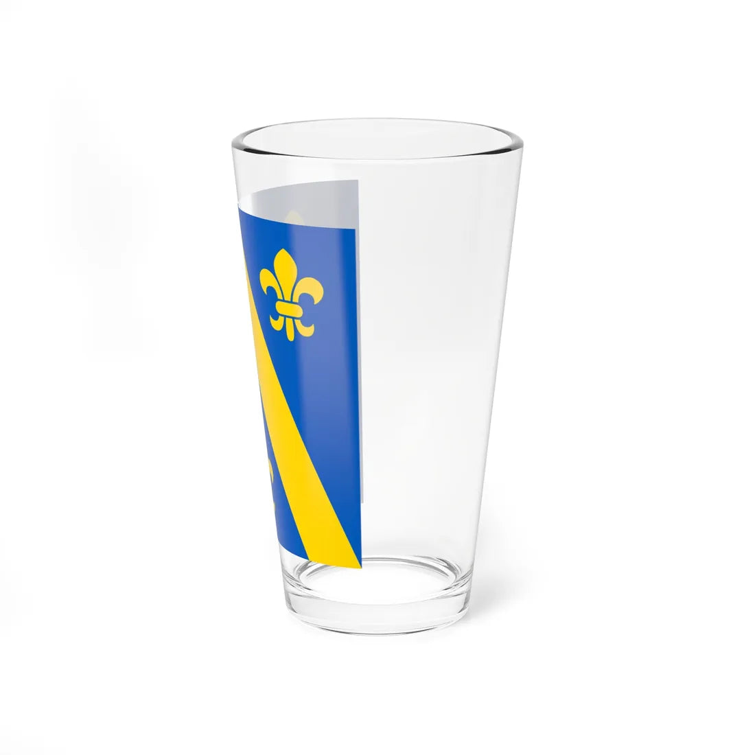 Flag of Lopatyn (Ukraine) Pint Glass 16oz - Go Mug Yourself
