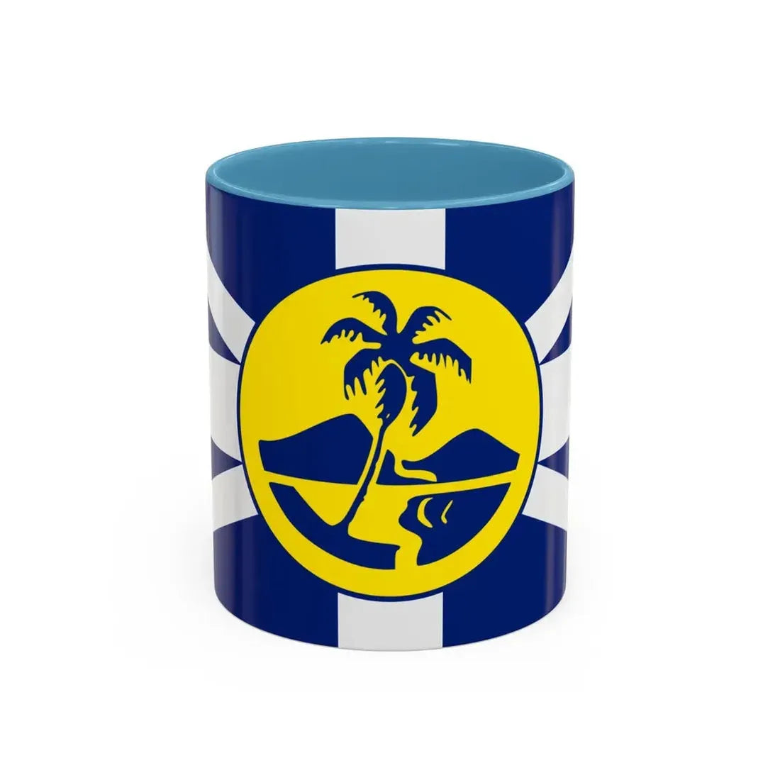 Flag of Lord Howe Island New South Wales Australia - Accent Coffee Mug 11oz Light Blue - Go Mug Yourself