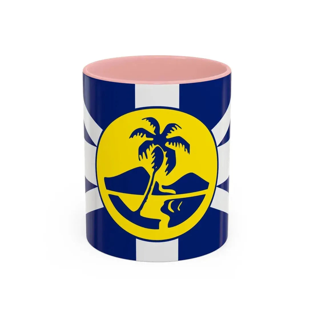 Flag of Lord Howe Island New South Wales Australia - Accent Coffee Mug 11oz Pink - Go Mug Yourself