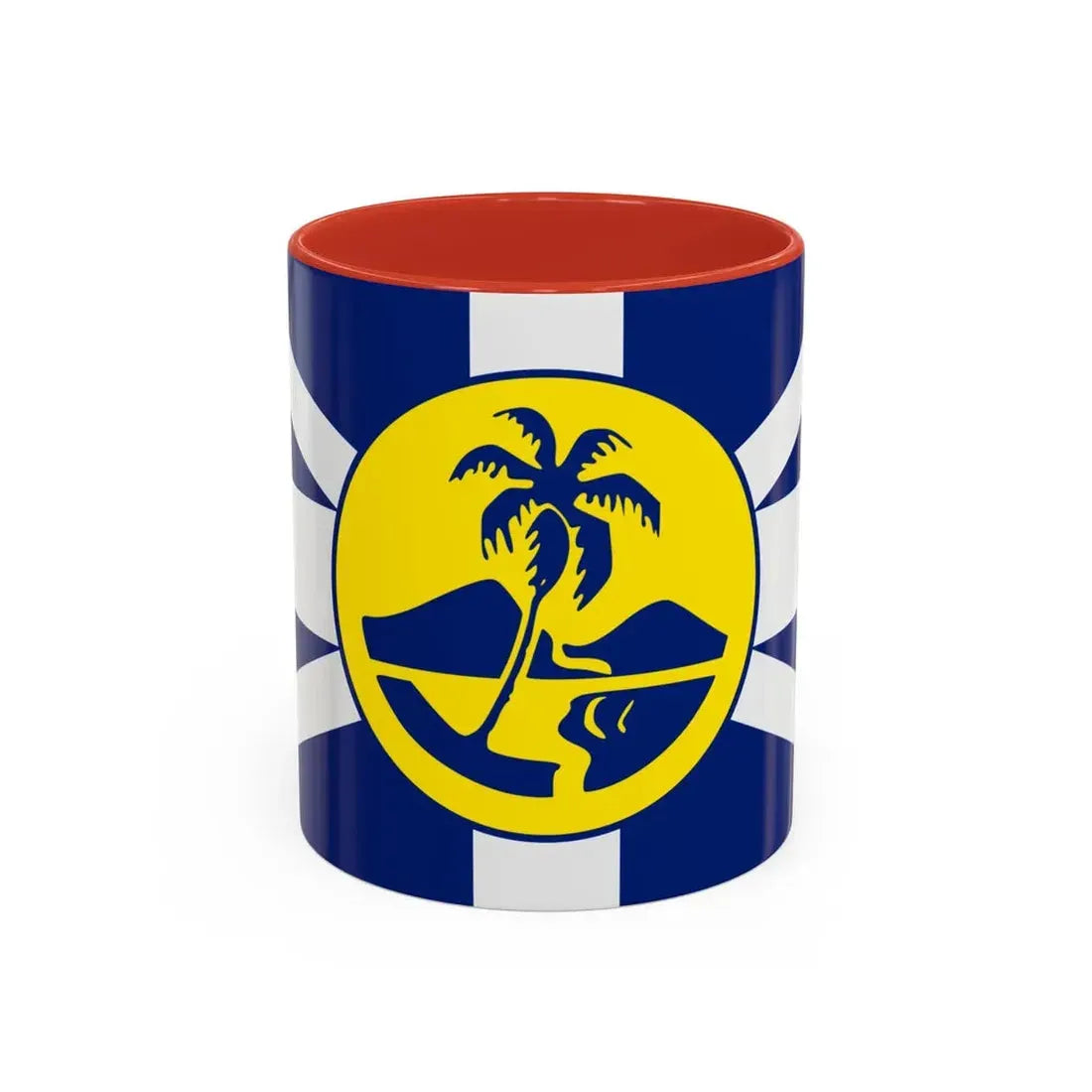 Flag of Lord Howe Island New South Wales Australia - Accent Coffee Mug 11oz Red - Go Mug Yourself