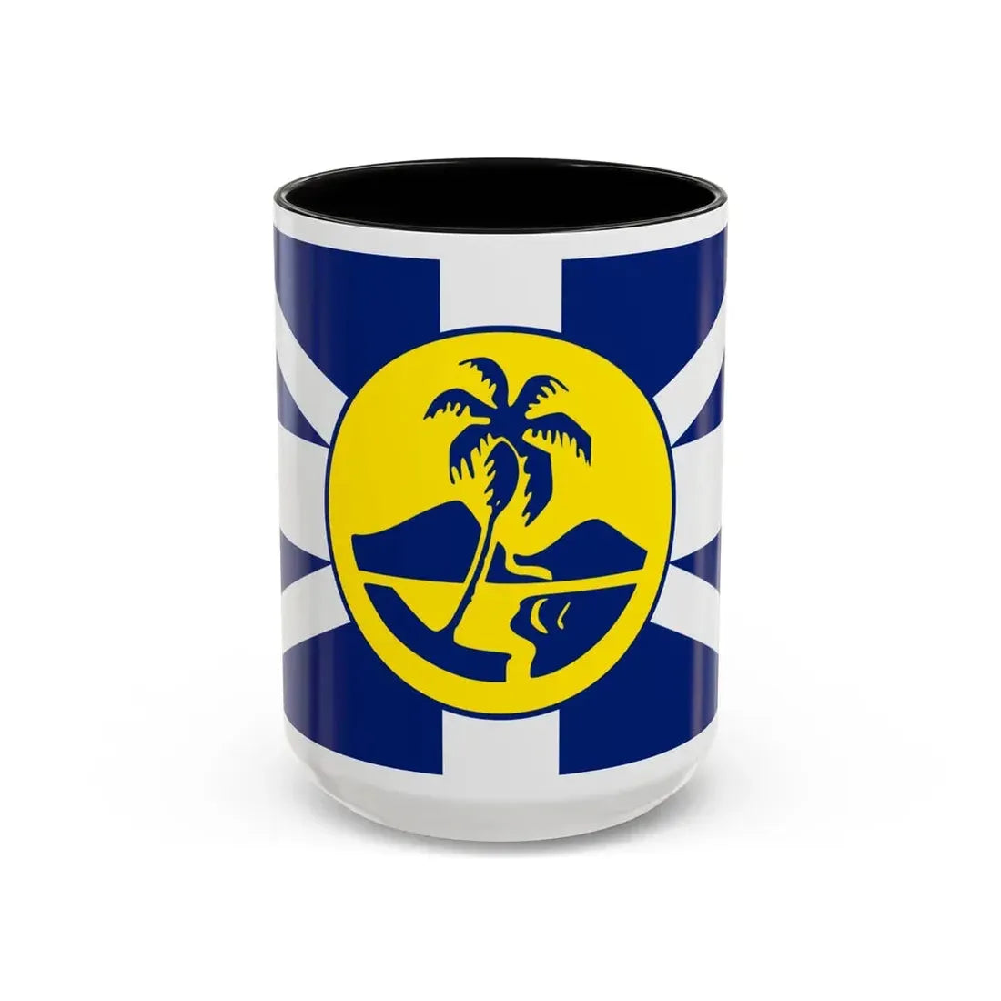 Flag of Lord Howe Island New South Wales Australia - Accent Coffee Mug 15oz Black - Go Mug Yourself