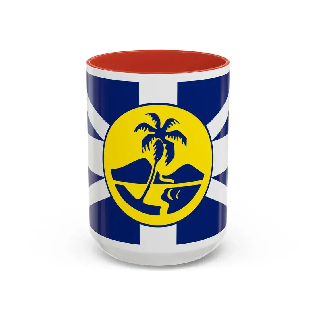 Flag of Lord Howe Island New South Wales Australia - Accent Coffee Mug 15oz Red - Go Mug Yourself