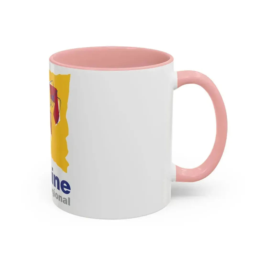 Flag of Lorraine France 2 - Accent Coffee Mug - Go Mug Yourself