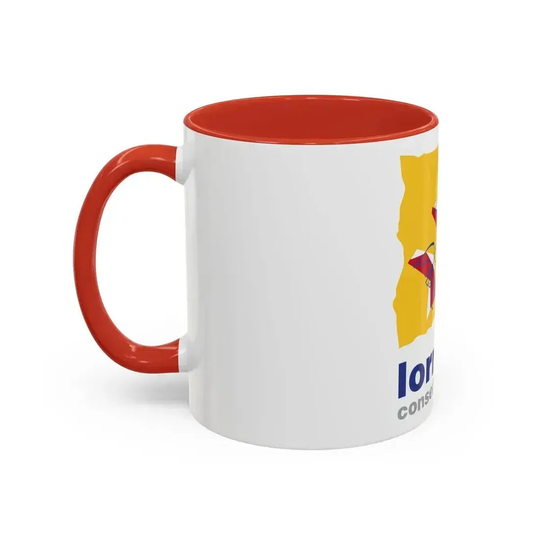 Flag of Lorraine France 2 - Accent Coffee Mug - Go Mug Yourself