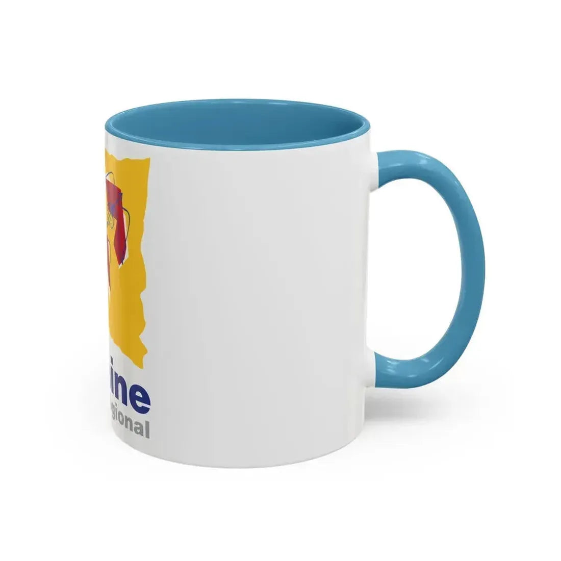 Flag of Lorraine France 2 - Accent Coffee Mug - Go Mug Yourself