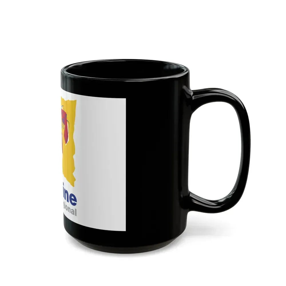 Flag of Lorraine France 2 - Black Coffee Mug - Go Mug Yourself