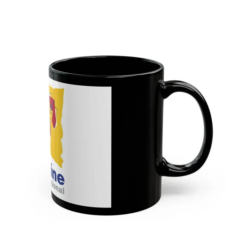 Flag of Lorraine France 2 - Black Coffee Mug - Go Mug Yourself