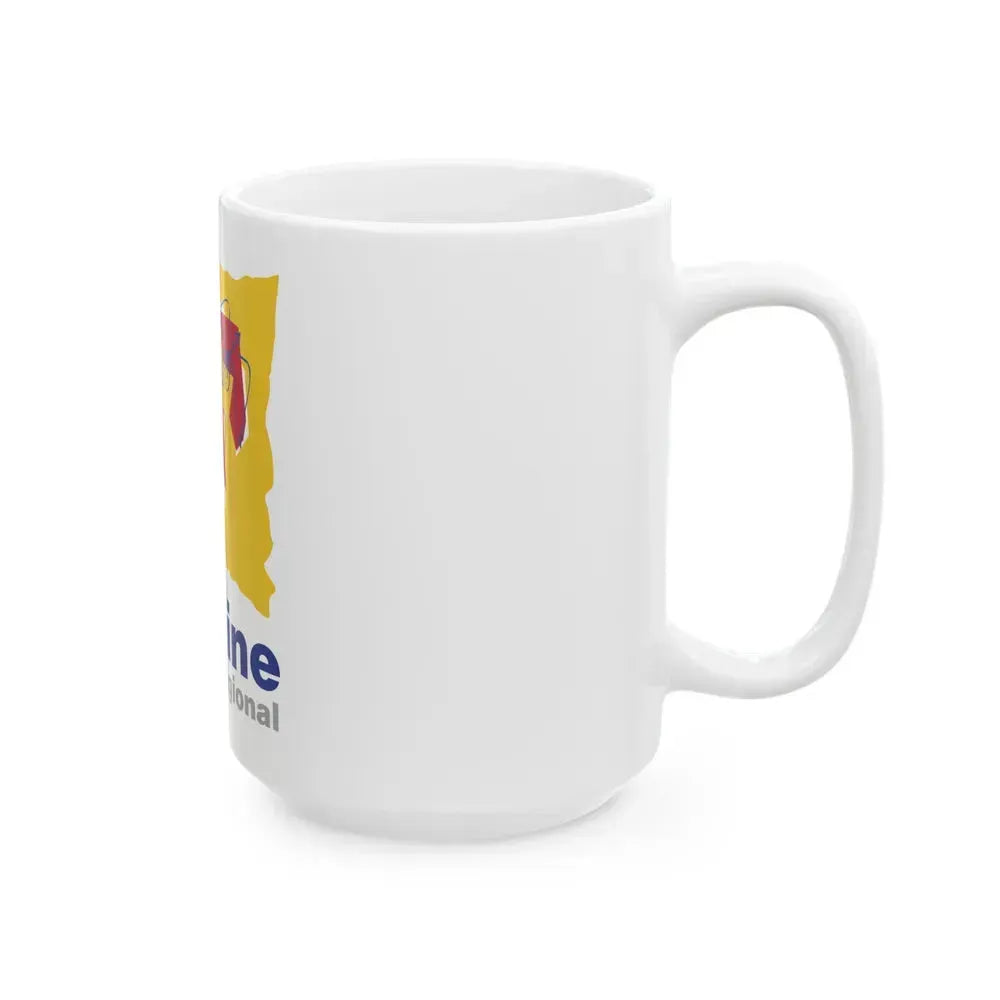 Flag of Lorraine France 2 - White Coffee Mug - Go Mug Yourself