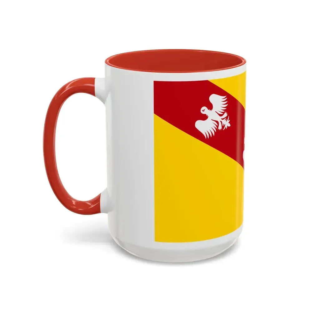 Flag of Lorraine France - Accent Coffee Mug - Go Mug Yourself