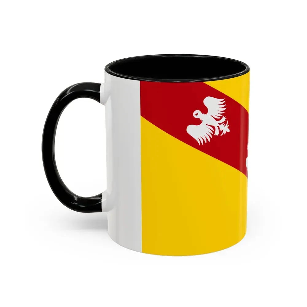 Flag of Lorraine France - Accent Coffee Mug - Go Mug Yourself