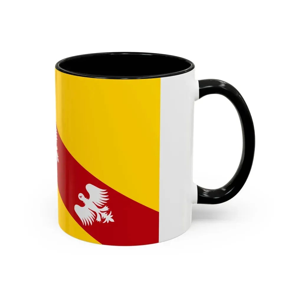 Flag of Lorraine France - Accent Coffee Mug - Go Mug Yourself