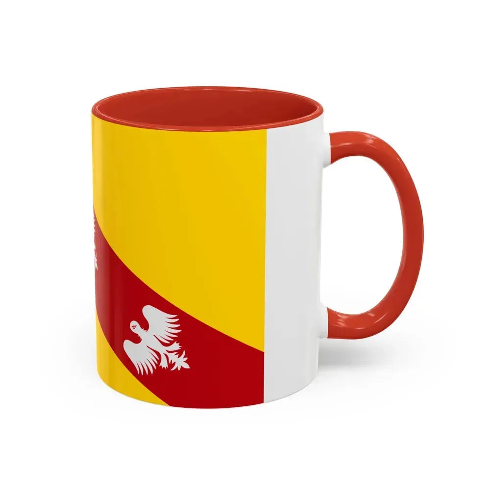 Flag of Lorraine France - Accent Coffee Mug - Go Mug Yourself