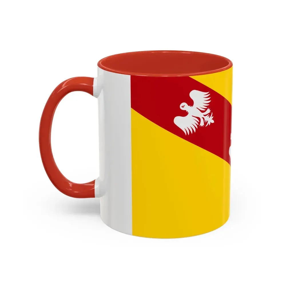 Flag of Lorraine France - Accent Coffee Mug - Go Mug Yourself