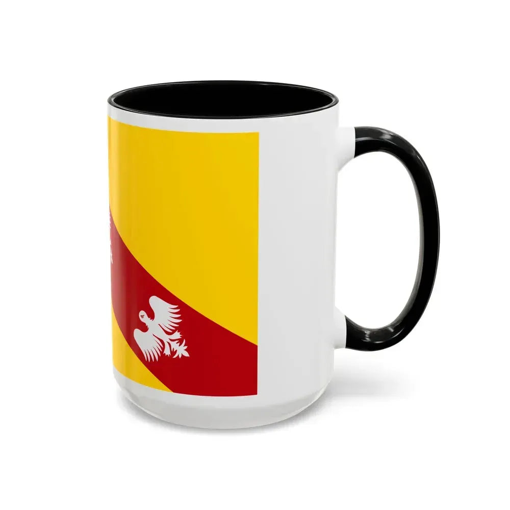 Flag of Lorraine France - Accent Coffee Mug - Go Mug Yourself