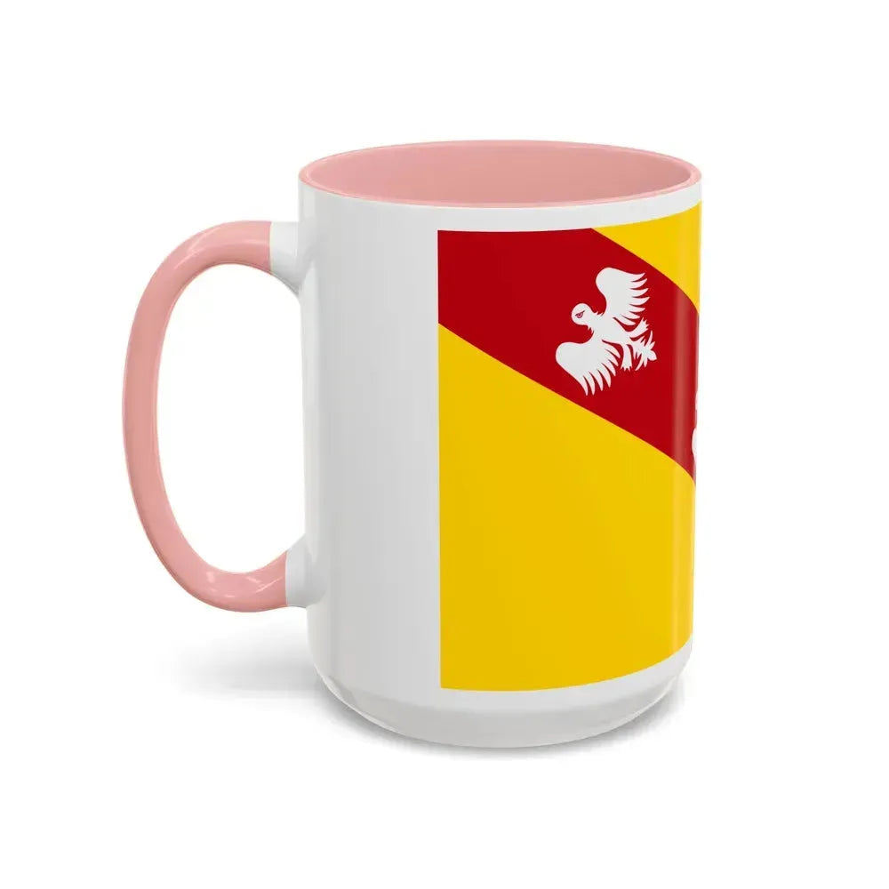 Flag of Lorraine France - Accent Coffee Mug - Go Mug Yourself
