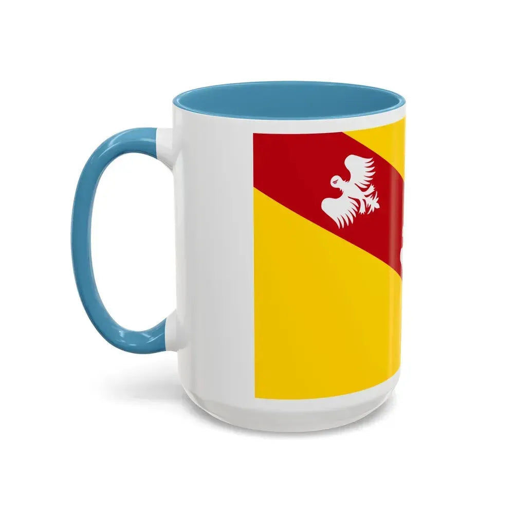 Flag of Lorraine France - Accent Coffee Mug - Go Mug Yourself