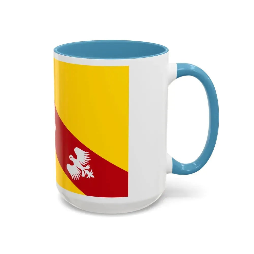 Flag of Lorraine France - Accent Coffee Mug - Go Mug Yourself
