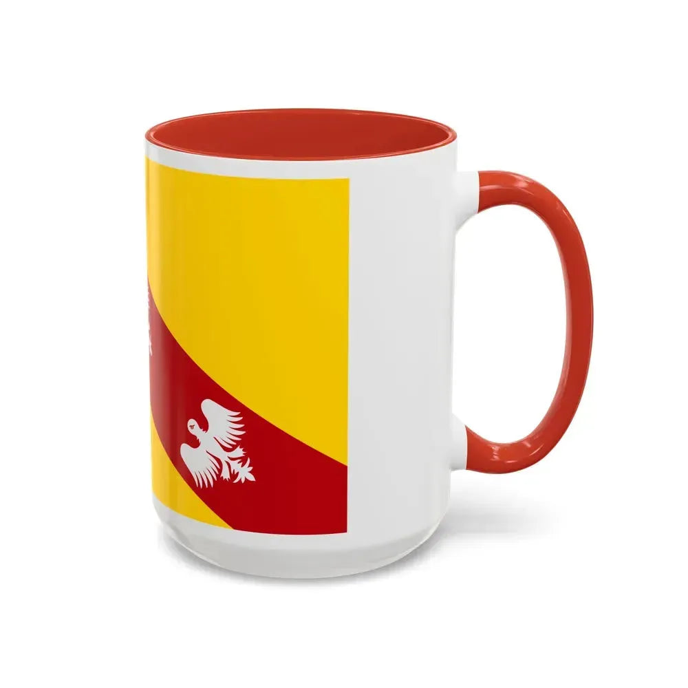 Flag of Lorraine France - Accent Coffee Mug - Go Mug Yourself