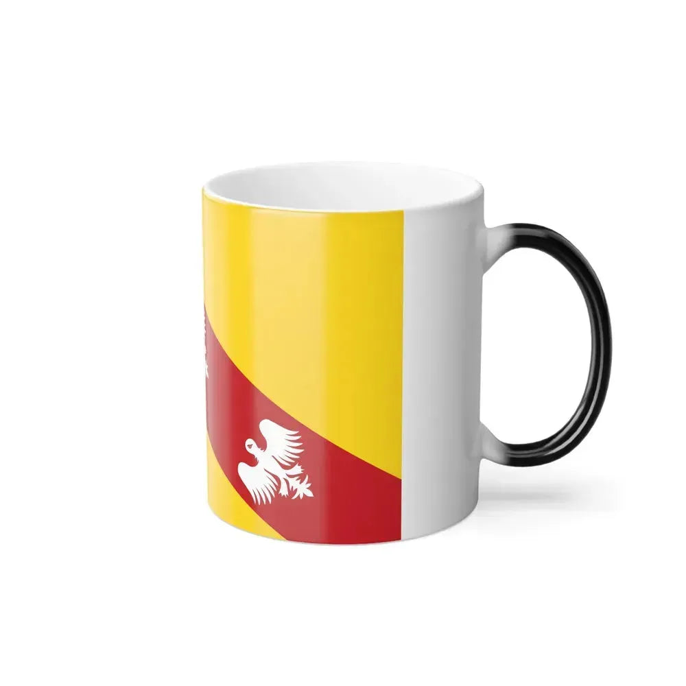 Flag of Lorraine France - Color Changing Coffee Mug - Go Mug Yourself